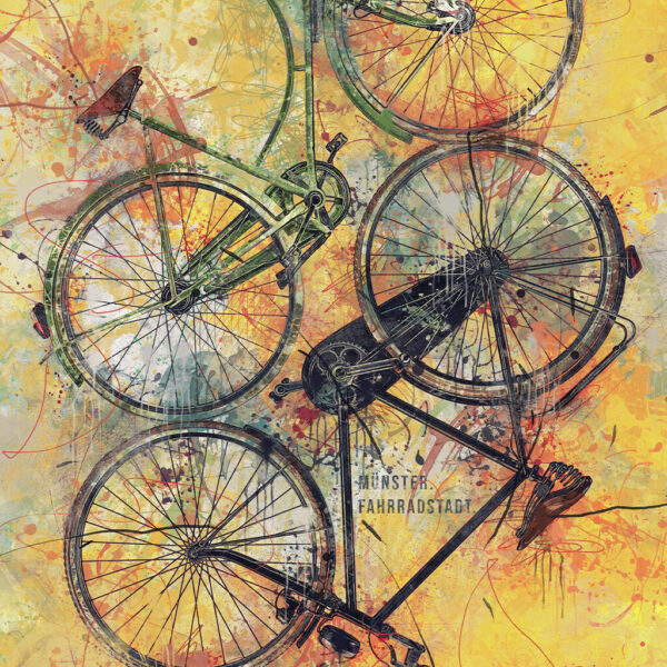 Münster Poster Fahrräder