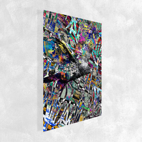 Graffiti Fliegender Adler Wandbild – Bild 5