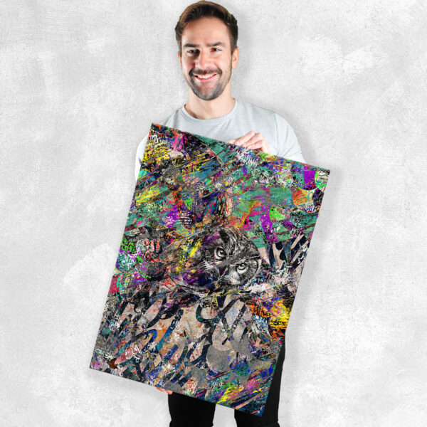 Graffiti Fliegende Eule Wandbild
