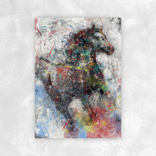 Galoppierendes Pferd Wandbild